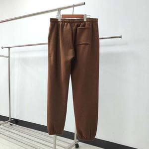 <b>Fleece</b> Heavyweight Men's Sports Outfit Baggy Joggers Men's Clothing OEM Custom Logo Puff Print Men's Pants <b>Trousers</b> - Product Image 5