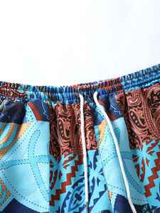 2025 mode imprimé été plage décontracté hommes plage à manches courtes fleur chemise hawaïenne ensemble personnalisé - Product Image 5