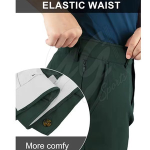Pantalon de golf pour homme, taille élastique, léger, respirant, écologique, fabriqué au Pakistan, couleurs et logo personnalisables, meilleur prix - Product Image 4