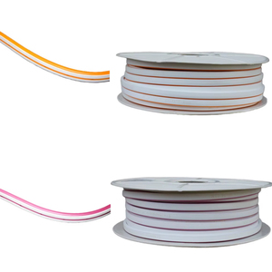 12V Neon LED Strip Light IP65 10W 120Leds 8x16mm 50m/roll Flexible Single Color Amber Pink for Outdoor Indoor Accent Lighting - Product Image 1