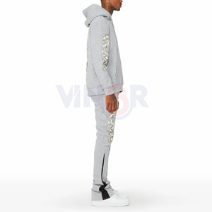 ชุดวอร์ม2ชิ้นเสื้อวอร์มผ้าฟลีซ100% ซีดพิมพ์ลาย DTG ใส่ได้ทั้งชายและหญิงโอเวอร์ไซส์ใส่ได้ทั้งชายและหญิง - Product Image 3