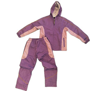 2025 nuevo estilo, chaqueta cortavientos transpirable personalizada, conjunto de dos piezas, venta al por mayor, pantalones superiores impermeables, chándales para hombres - Product Image 2