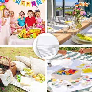 Eco <b>Table</b> Protection <b>Disposable</b> Non-Woven Fitted <b>Covers</b> Dustproof Wrinkle-Free Wholesale for Party Event Beauty Personal Care - Product Image 6