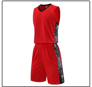 2026 nouveau Design maillot de basket-ball respirant 100% Polyester grande taille plaine contraste impression Sublimation en gros vêtements de basket-ball - Product Image 3