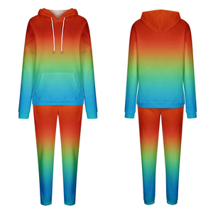 Survêtements de sport réversibles respirants en coton 100 % écologique à manches longues imprimés numériquement, grandes tailles, pour l'entraînement et le jogging - Product Image 5