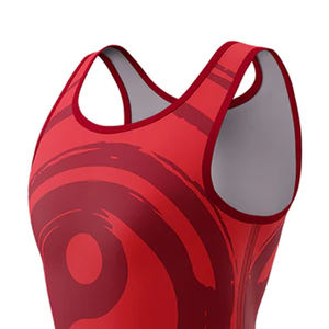 High Quality Custom Made Satin Workout <b>Singlets</b> Fashionable Bodybuilding Fitness Clothing for Men and <b>Women</b> - Product Image 4