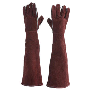 Guantes de soldadura de cuero dividido de piel de vaca de alta calidad, duraderos, de alta resistencia, protección de seguridad Industrial para soldadores, guante contra incendios - Product Image 6