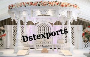 Grand Mandap Vinayak pour les mariages d'Inde du Sud, décoration de Mandap traditionnelle à thème antique, Mandap de mariage Maharani indien Tamil aux États-Unis - Product Image 6