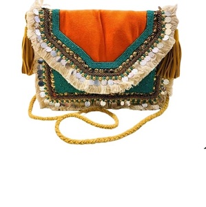Indian Handcrafted Luxury Vintage Embroidery Banjara <b>Bag</b> for <b>Women</b> Custom Bohemian Style Evening Shopping Shoulder Messenger <b>Bag</b> - Product Image 5