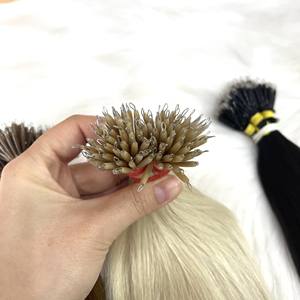 Extension de cheveux Nano Tip vente en gros de produits russes les plus vendus extensions de cheveux à double anneau de kératine à cuticule alignée - Product Image 1