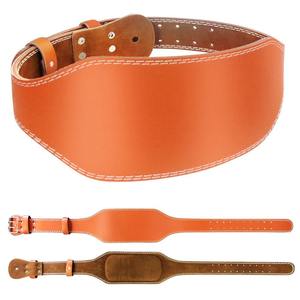 Ceinture de musculation en cuir véritable de haute qualité avec boucle en cuivre réglable, service OEM, meilleure couleur - Product Image 6