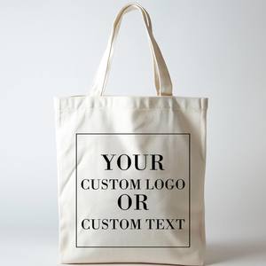 Sac fourre-tout en coton biologique avec logo personnalisé Toile personnalisée écologique pour les événements de marque ou les cadeaux Caractéristique recyclable - Product Image 1