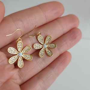 Opal Multi Fire Charm Huggie Hoop 925 Silver Gold Plated Earrings Vintage Style Earrings Gift for Her Earrings - Product Image 2