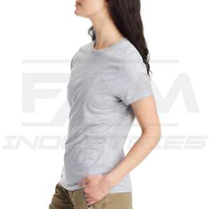 Chấ<span class=keywords><strong>t</strong></span> Lượng Cao Của Phụ Nữ <span class=keywords><strong>T</strong></span>-Shirts Pakistan Thực hiện Đồng Bằng Sợi Nhỏ Cổ Áo <span class=keywords><strong>T</strong></span>ập Thể Dục Hàng Đầu Mới Đến Thiế<span class=keywords><strong>t</strong></span> Kế Quần Áo Đồng Bằng Nhuộm - Product Image 3
