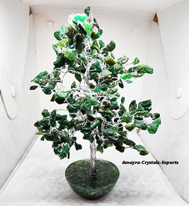 Árbol de Ágata Verde con Base de Resina de Jade Verde, Árboles de Ágata Semipreciosos Curativos para Regalos, Compre en Amayra Crystal - Product Image 2