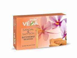 Barre de bain luxueuse de sandale biologique et de safran aux extraits ayurvédiques pour une alimentation profonde et une peau radieuse (vente en gros) - Product Image 4