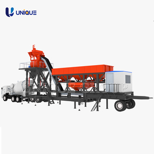 Hydraulic Lifting Mobile Batch ing Plant Neuankömmling Kleine tragbare Transport beton anlage zum Verkauf - Product Image 3