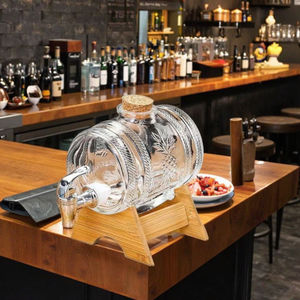 Botella de Vino de Frutas Personalizada de 500 ml y 750 ml, Popular, Grabada con Variedad de Estilos, Botella de Whisky de Vidrio para Vino Tinto - Product Image 4