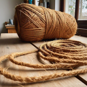 Fibre biodégradable écologique de corde de coco naturelle de noix de coco pour l'emballage et l'artisanat de jardinage d'agriculture-Fournitures de jardin - Product Image 4
