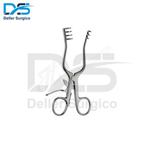 Retractor Weitlander Manual de 3-4 Dientes, 165 mm de Largo, Juego de Instrumentos Quirúrgicos de Acero Inoxidable Afilado, Fabricante Pakistán, CE - Product Image 3