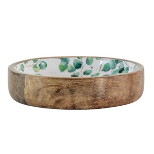 Bol de service rond en bois de qualité supérieure idéal pour les salades et les ustensiles de cuisine de table disponibles à un prix abordable - Product Image 6