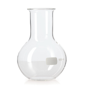Flacon à col large à fond plat en verre borosilicaté de meilleure qualité de différentes tailles (50ml à 2000ml) objectif de laboratoire de recherche chimique - Product Image 3
