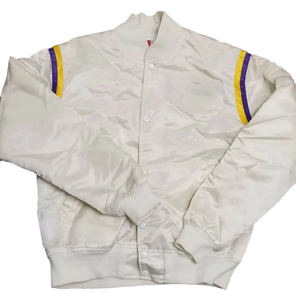 Logo personnalisé vestes d'université pour hommes grande taille broderie patch PU manches hommes bomber veste de baseball letterman veste pour hommes - Product Image 2