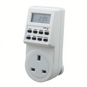 AC 230V <b>Smart</b> Home UK Power Socket <b>Plug</b> with LCD Timer 12/24 Hour Orologio <b>Plug</b>-in Timer for <b>Smart</b> Home Use - Product Image 2