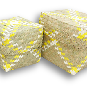 Artex Dong Thap Factory Paniers en feuilles de palmier faits à la main et organisateur de stockage tissé en jacinthe d'eau pour l'artisanat naturel à la maison - Product Image 6