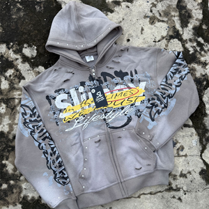 เสื้อฮู้ดดี้ผู้ชายผ้าแห้งเร็วและระบายอากาศได้ดี สีพื้น ผลิตตามสั่ง แบรนด์ส่วนตัว เสื้อฮู้ดดี้ผู้ชายแบบทำเก่า - Product Image 2