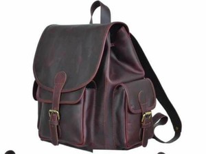 Sac à dos OILY de grande capacité pour ordinateur portable, fabriqué en Inde, avec finition en laiton antique, pour les voyages et l'usage quotidien - Product Image 2