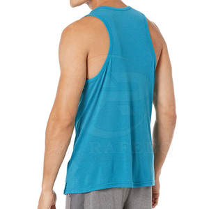 2025 recién llegado Chaleco de gimnasio personalizado Color sólido Chaleco de gimnasio secado rápido precio al por mayor Chaleco de gimnasio transpirable - Product Image 3