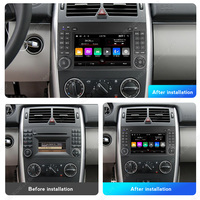 Système audio pour Mercedes Benz B200 avec DSP RGB GPS CarPlay 360 Audio Stéréo Écran tactile Android Auto OBD2 2006-2011