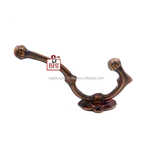 Cast Iron Hat <b>Coat</b> <b>Hook</b> Copper Antique - Product Image 4