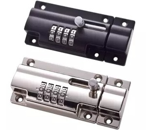 High Quality Bolt 4-Dials Combination Sliding Bolt Latch Door Lock