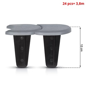 หินปาลิซาด้าแบบแบน ขนาด (มม.) 3834x94x115/12 สีเทาหิน - Product Image 3