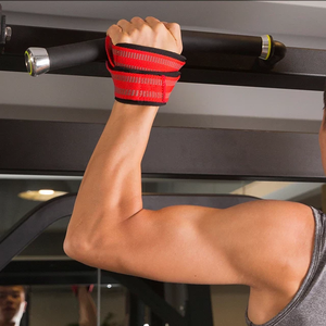 Correas de Levantamiento de Pesas Personalizadas en Forma de Ocho Rojas, Correas de Entrenamiento de Gimnasio en Forma de Ocho - Product Image 2