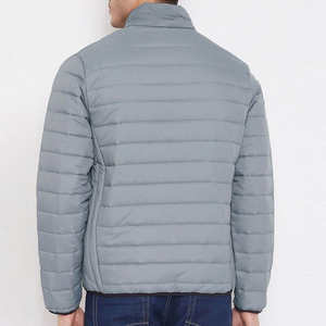 Chaqueta Bomber de Invierno para Hombre, Gruesa, de Secado Rápido, Transpirable, con Logotipo Personalizado en el Frente, Estilo Urbano - Product Image 5