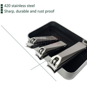 Cortauñas personalizadas de acero inoxidable, cortador de uñas resistente, en venta - Product Image 2