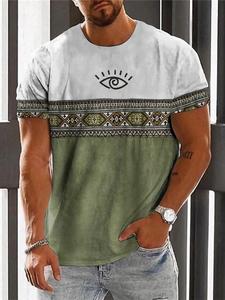 New Vintage Ethnic T-shirt <b>3D</b> <b>Print</b> Clothing O-neck Men Tops Oversized Short Sleeve Tee Summer Loose Male Street wear Mens 2025 - Product Image 6