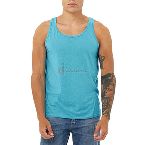 Débardeur de sport sans manches personnalisé pour hommes Débardeurs de sport en coton de haute qualité pour la musculation, le fitness et l'entraînement Fabricant - Product Image 2