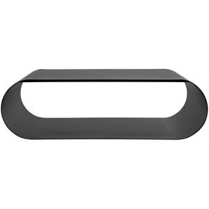 Designer <b>Round</b> Black Glass <b>Table</b> with Honeycomb Gold Metal Base Luxury Modern Minimalist Decor Perfect for Lounge or Living Room - Product Image 6