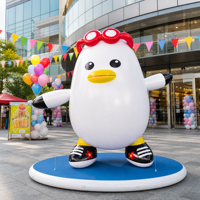 Personnage de dessin animé gonflable sur mesure de grande taille avec pompe à air électrique pour la publicité, les fêtes et la décoration de clubs