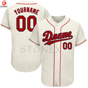 Uniformes de béisbol para jóvenes de alta calidad personalizados último diseño de moda con el nombre completo del equipo/jugador impreso en las camisetas - Product Image 4