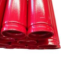 Tuyaux en acier au carbone soudés avec revêtement en poudre époxy rouge, homologués ASTM A53 A795 UL FM, de 5,8 m à 6 m de long, de la marque BAOLAI, pour la protection incendie