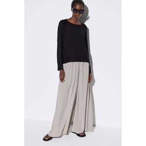 Suéter de Punto de Seda Informal, Vintage y Esencial, Transpirable y Cálido, con Patrón Jacquard con Cierre, Largo, Talla XS - Product Image 2