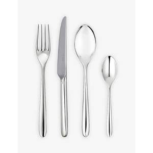 Juego de cubiertos de metal de estilo moderno que ofrece comodidad ergonómica, materiales duraderos, adecuado para la cocina y el comedor del hogar en el día a día. - Product Image 3