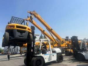 Montacargas Usado TCM FD100 FD70, 90% Como Nuevo, Garantía Gratuita, Buen Estado, 10 Toneladas, Año 2022, Japón, Mástil de Dos Etapas - Product Image 2