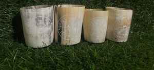 คุณภาพส่งออกดีไซน์โบราณแตรแก้วสั้นทำมือธรรมชาติสำหรับหมีถ้วยดื่มอาเกตสำหรับบาร์จากอินเดีย - Product Image 4