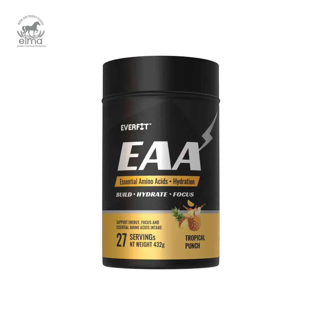 Prix usine EAA Acide aminé essentiel Punch tropical Nutrition sportive BCAA Créatine Monohydrate Supplément sportif Pré entraînement